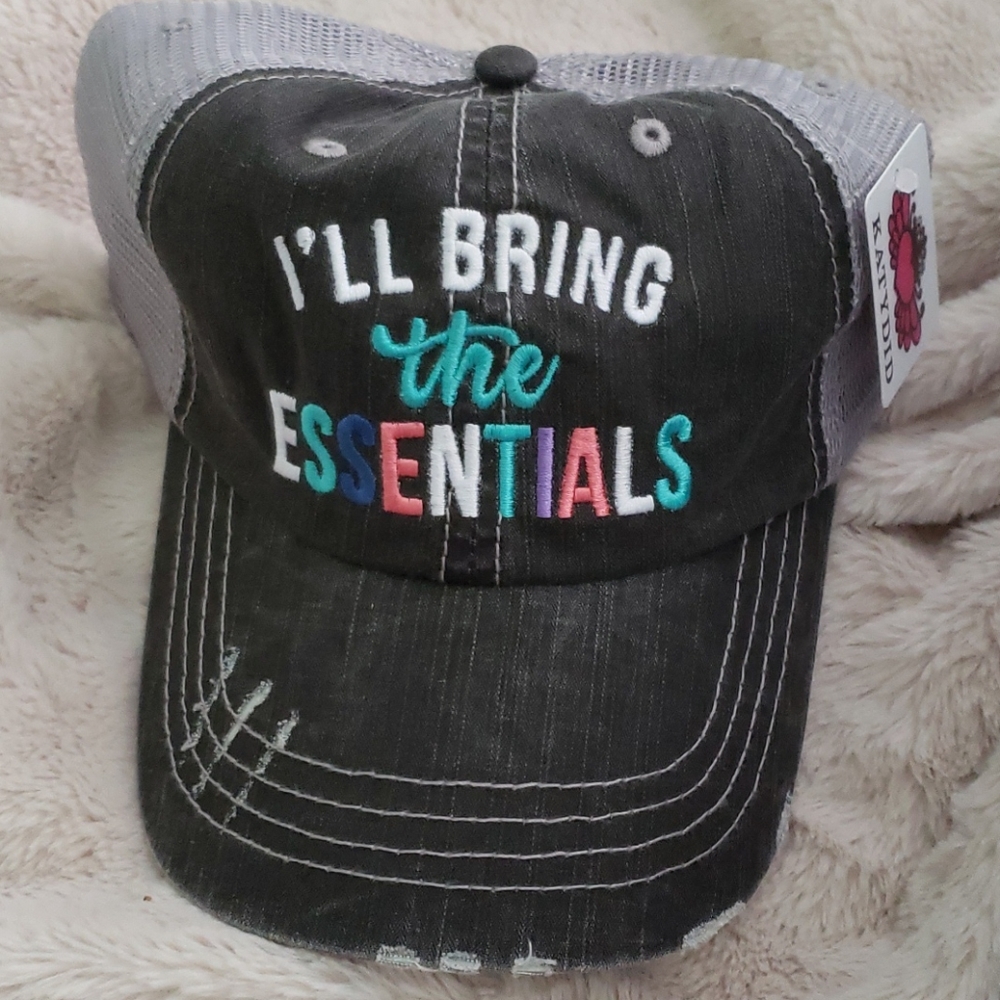 I'll bring the essentials trucker hat